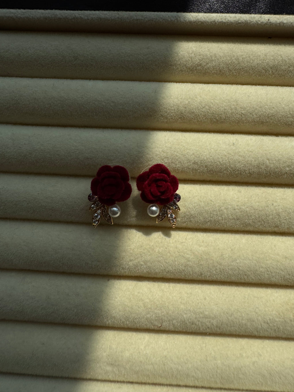 Velvet Rose Statement Studs