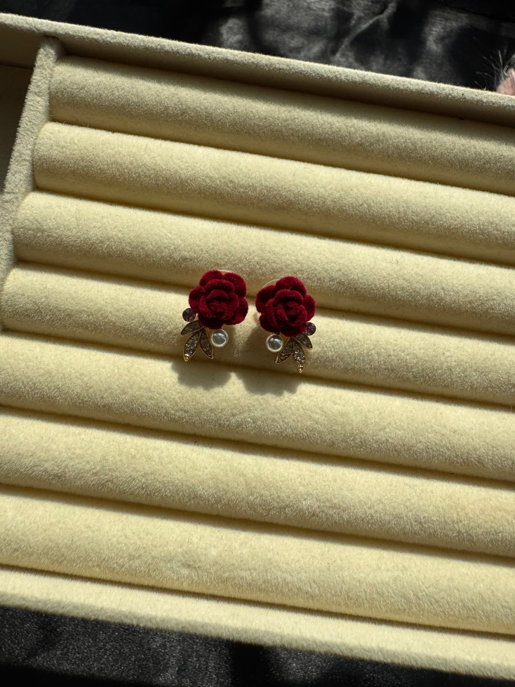Velvet Rose Statement Studs