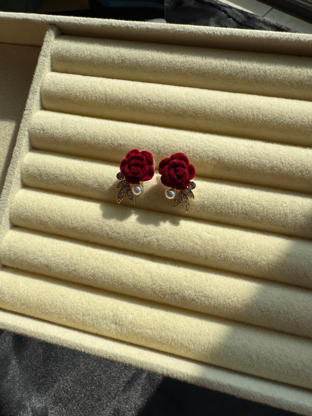 Velvet Rose Statement Studs