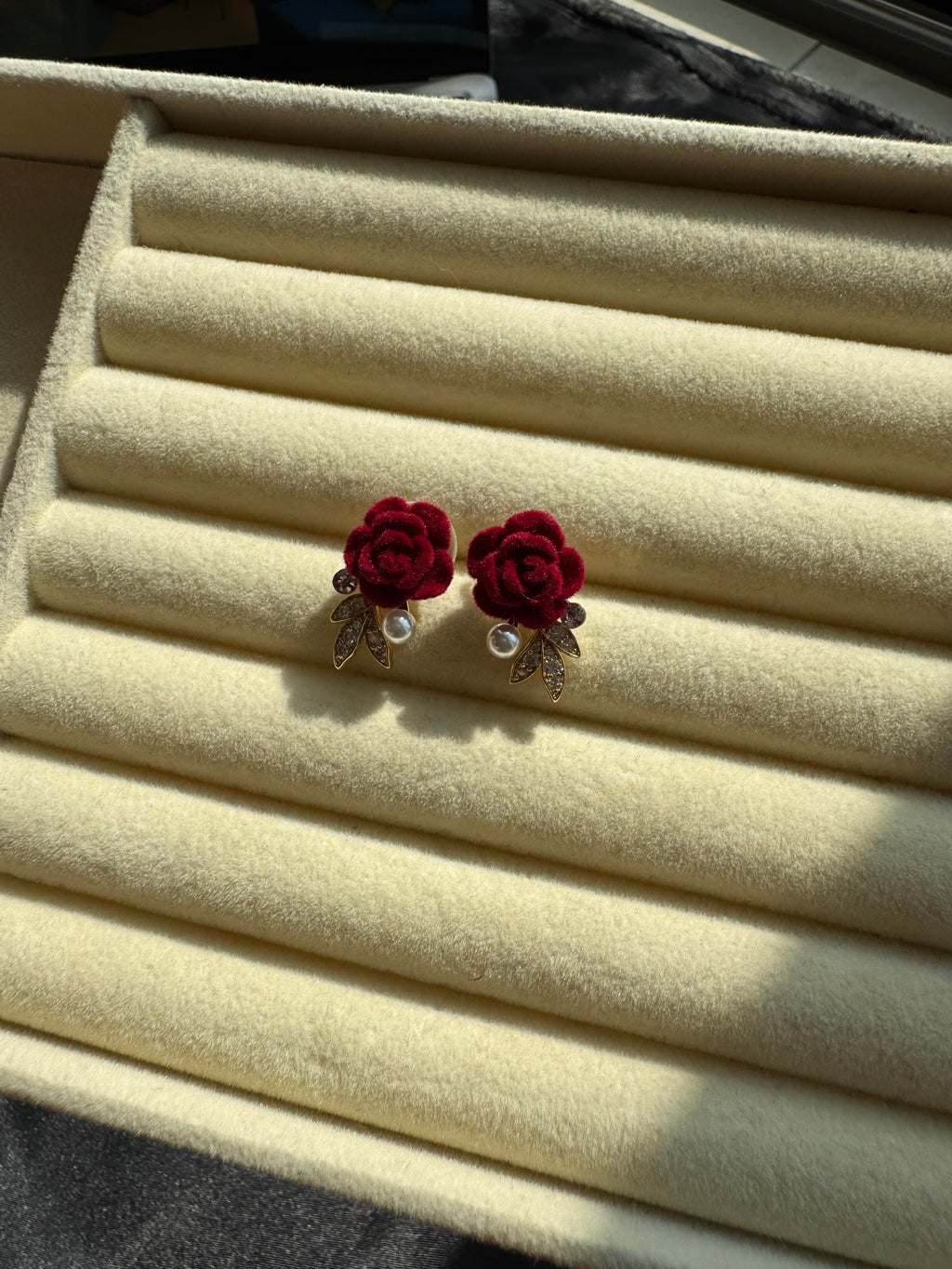 Velvet Rose Statement Studs