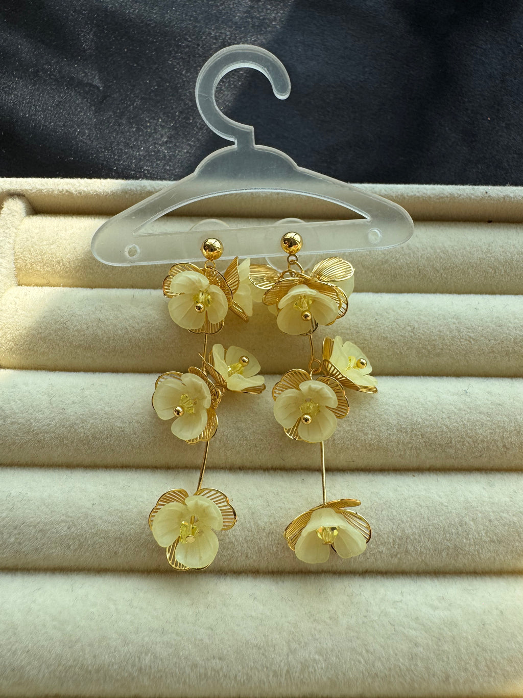 Pastel Blossom Drop Earrings