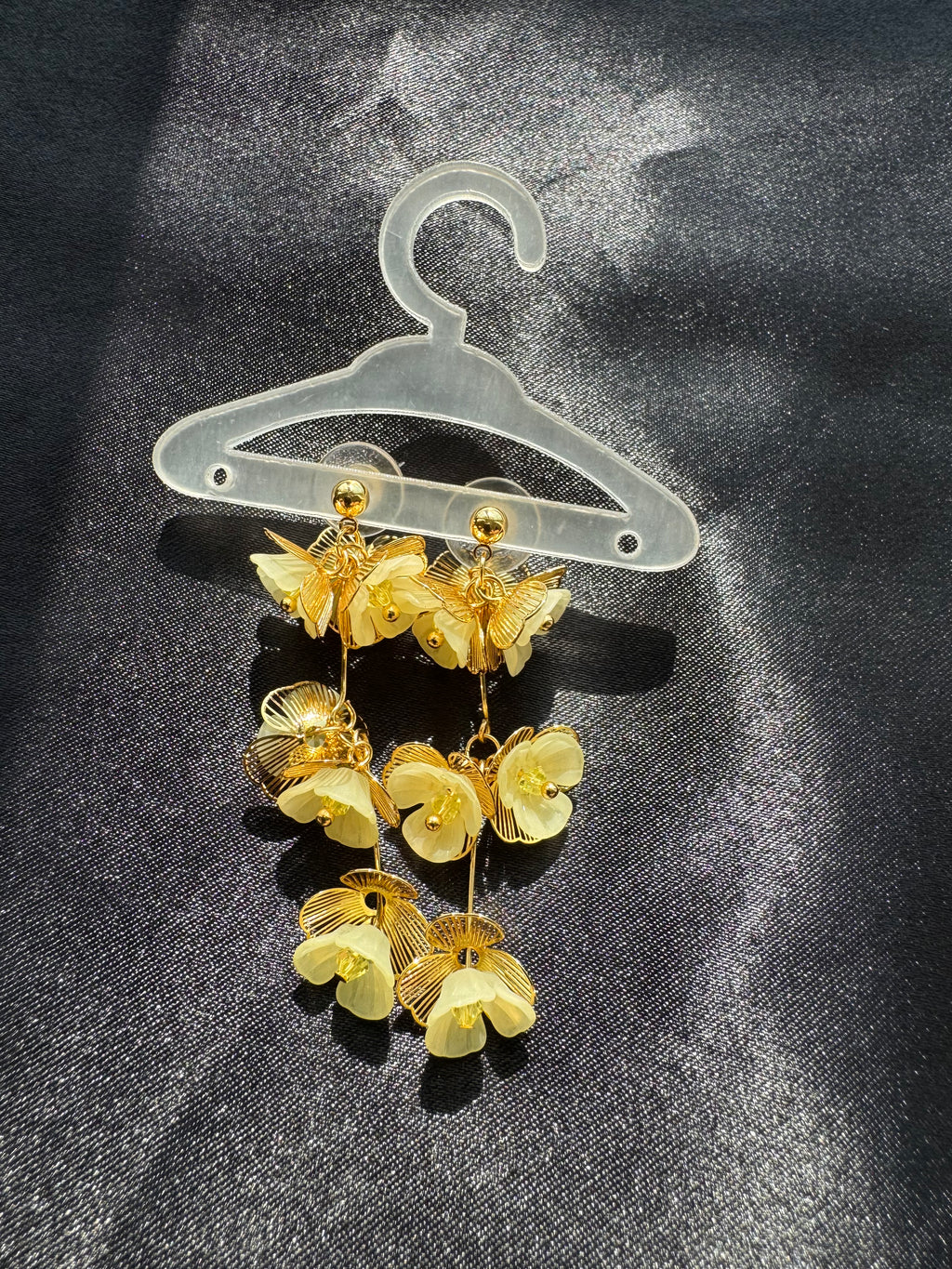 Pastel Blossom Drop Earrings