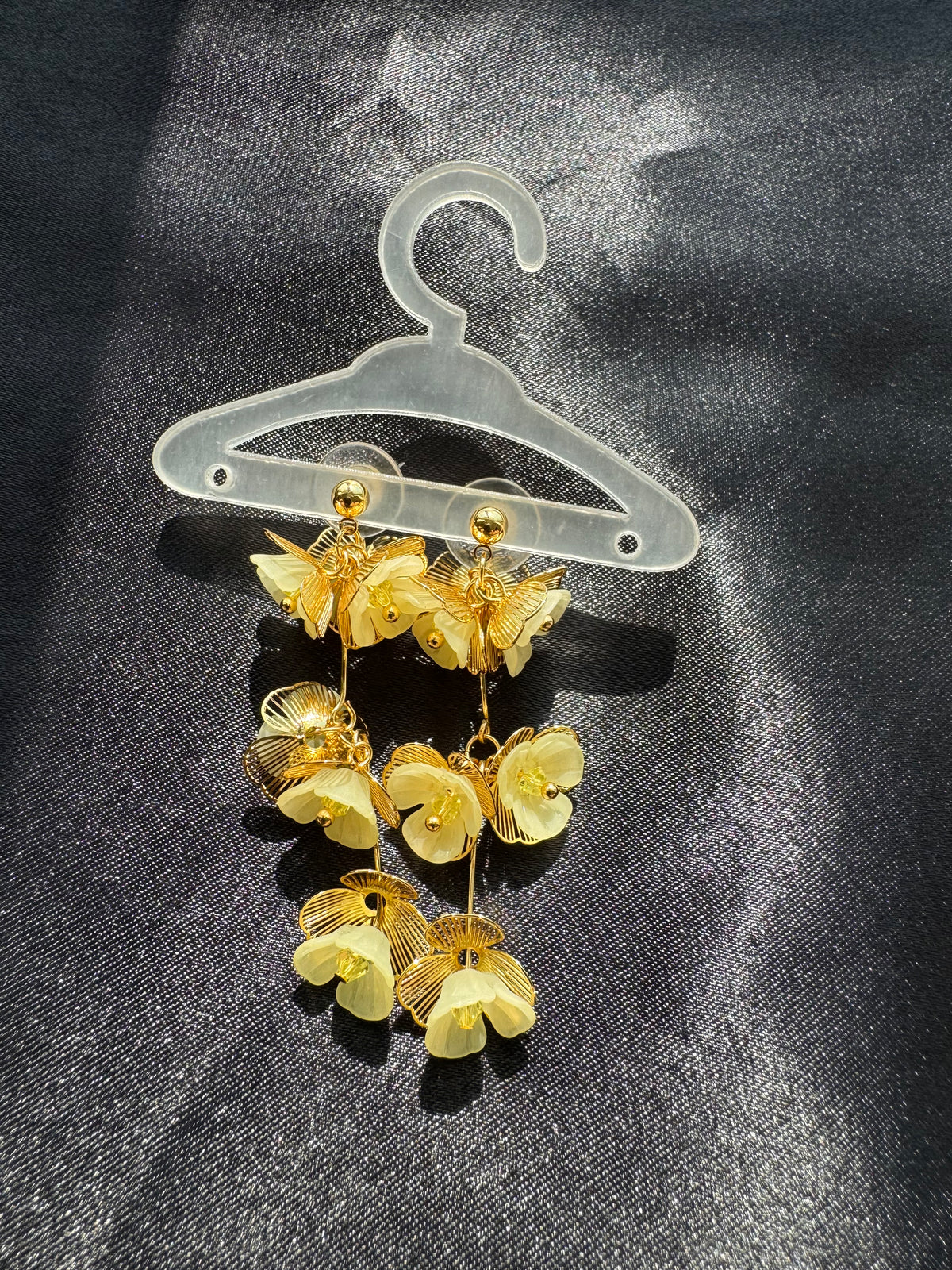 Pastel Blossom Drop Earrings