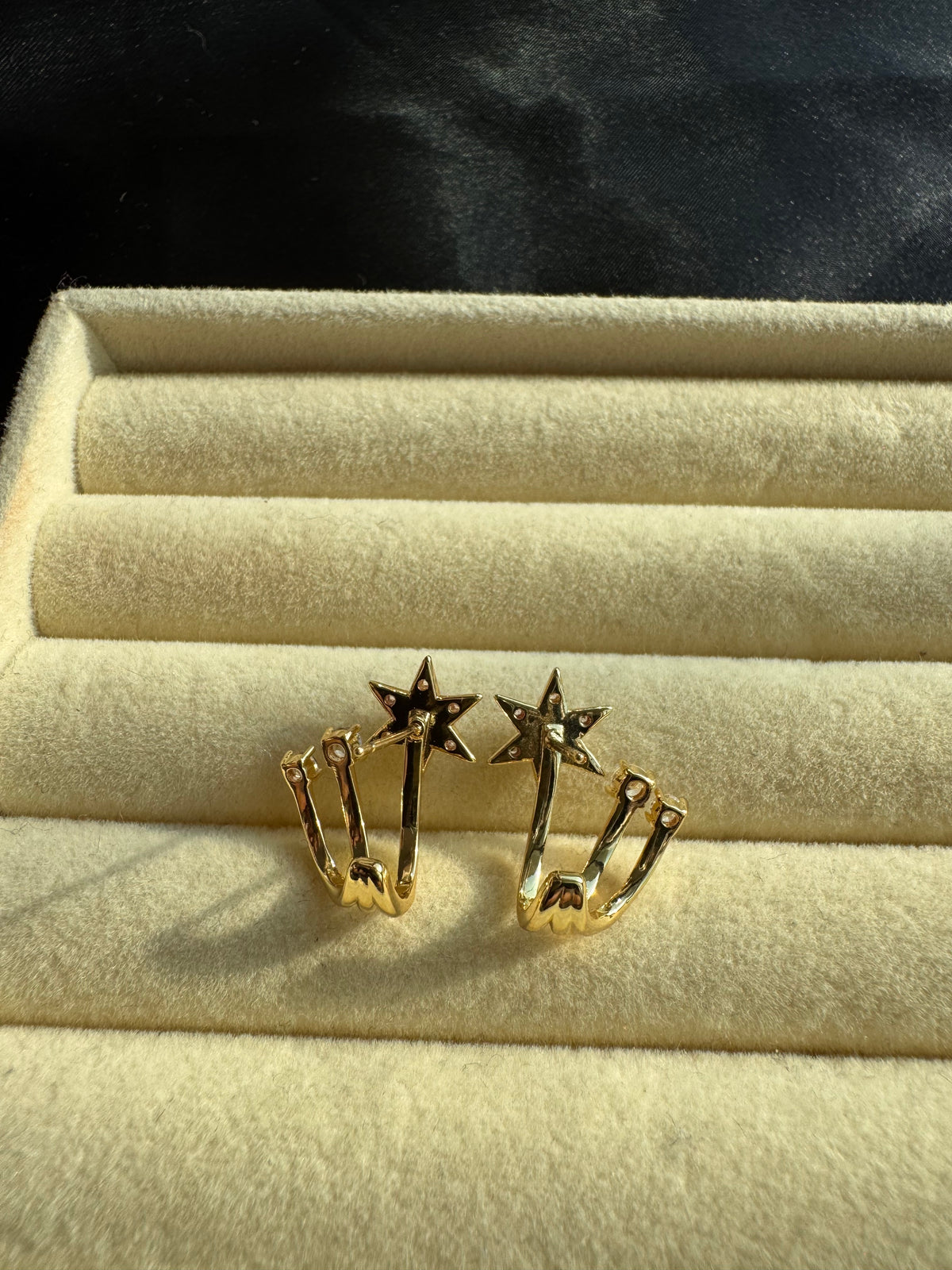 Celestial Glow Ear Climbers