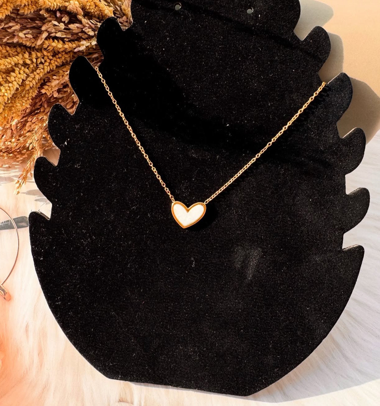 The Pearl-Lustre Heart Necklace