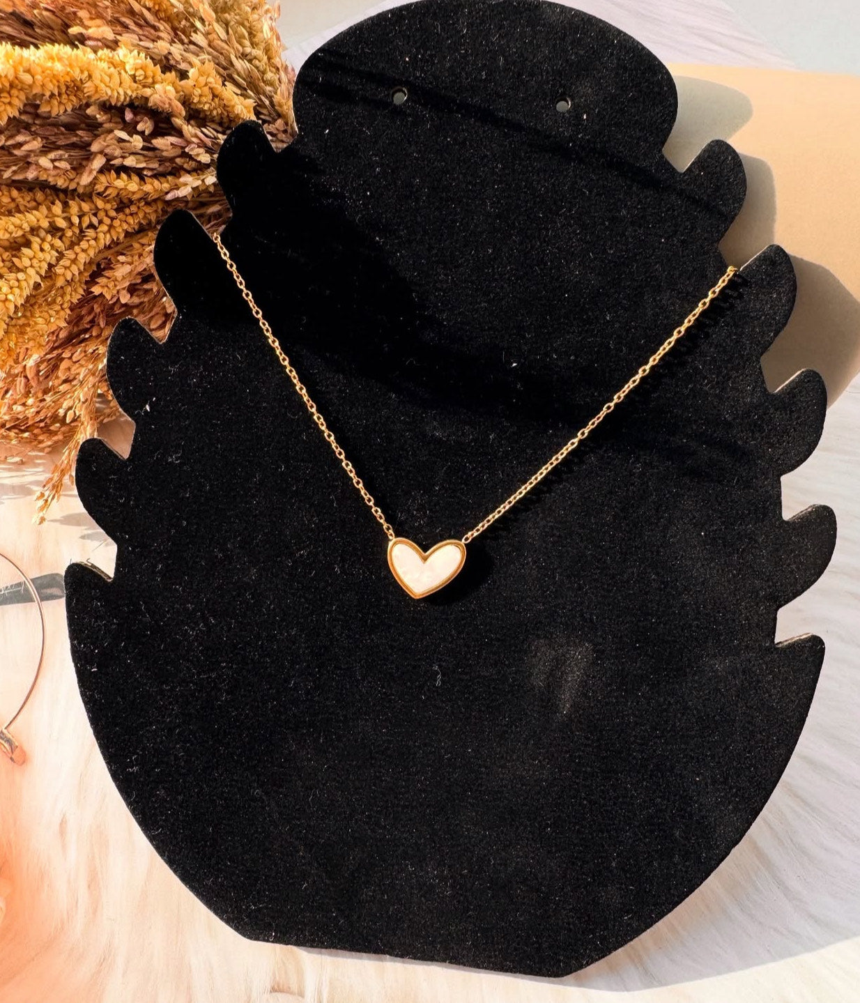 The Pearl-Lustre Heart Necklace