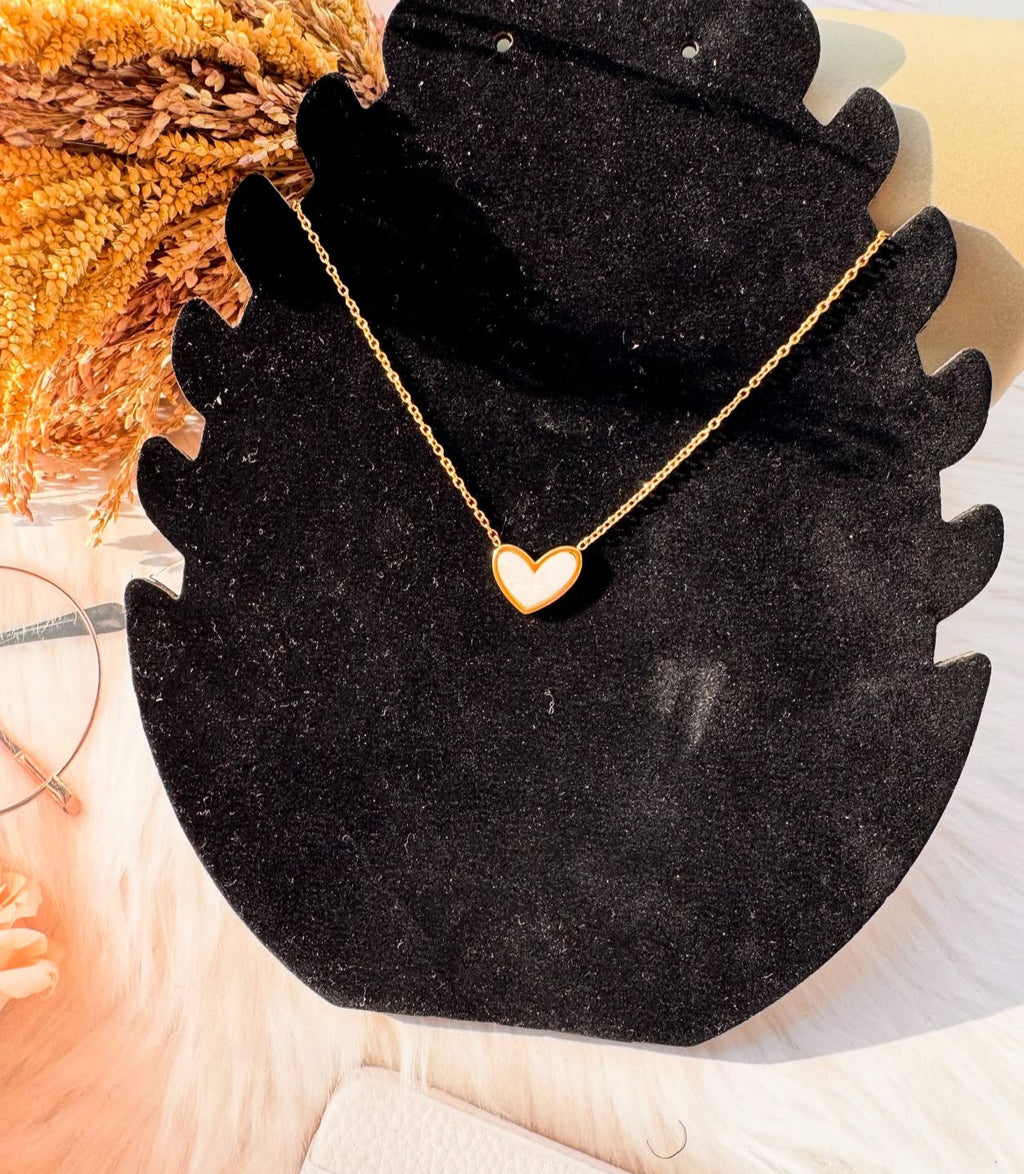 The Pearl-Lustre Heart Necklace