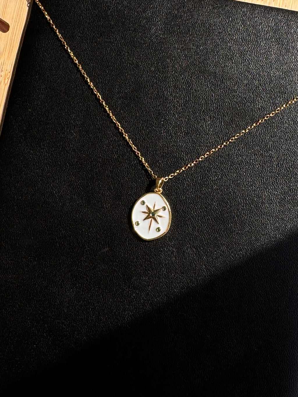 The Celestial Compass Oval Necklace
