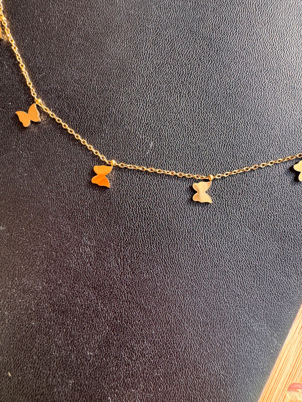 The Flutters & Fine Butterfly Choker Necklace