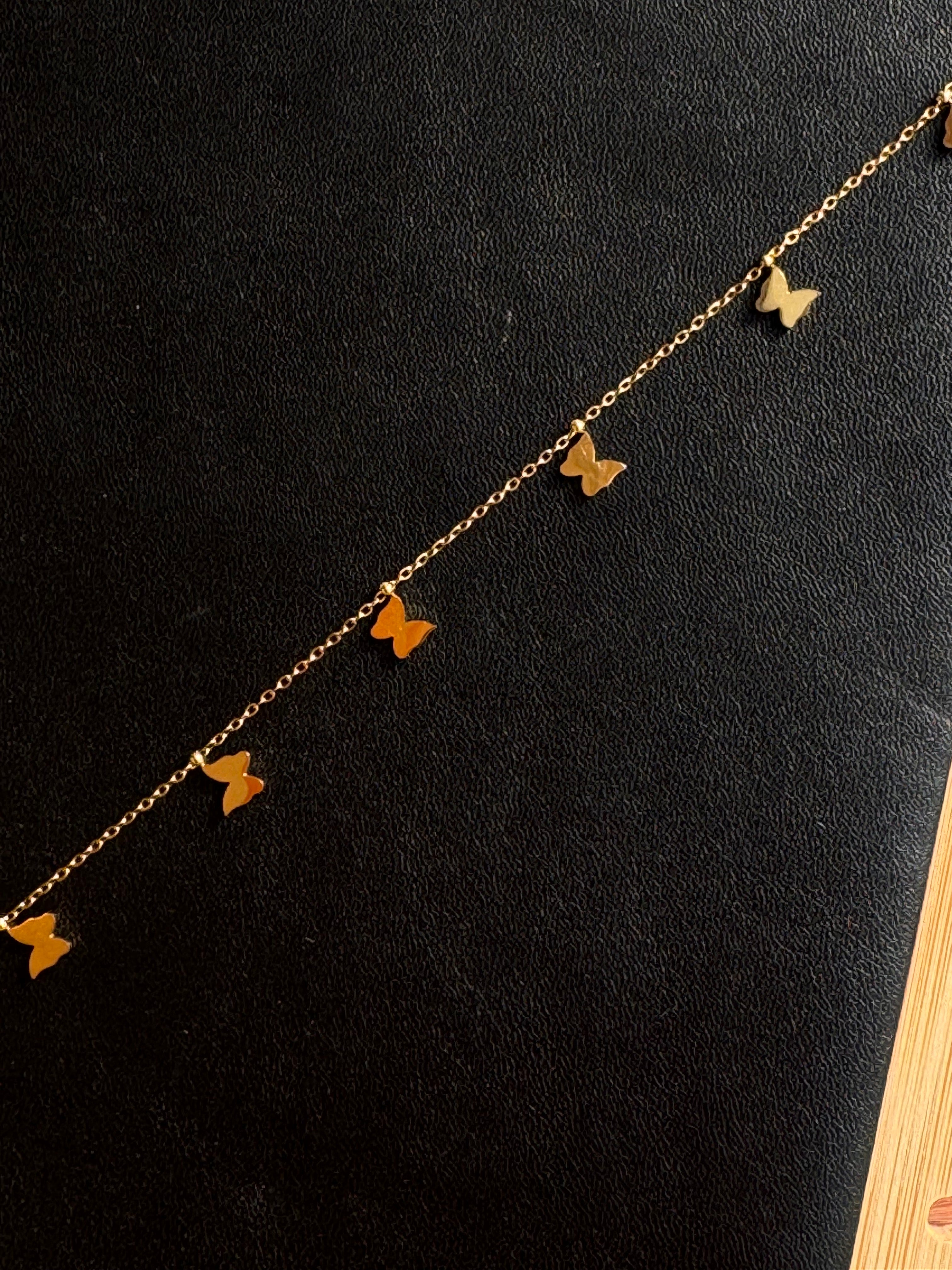 The Flutters & Fine Butterfly Choker Necklace