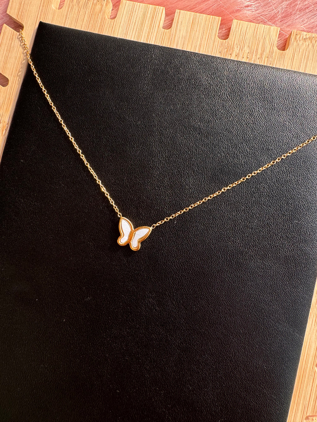 The Pearl-Lustre Butterfly Necklace