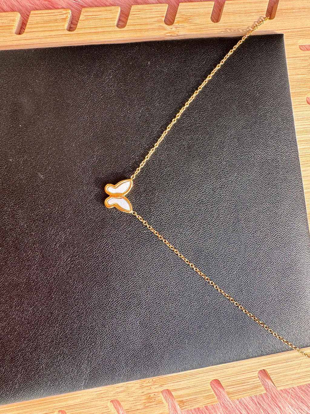 The Pearl-Lustre Butterfly Necklace