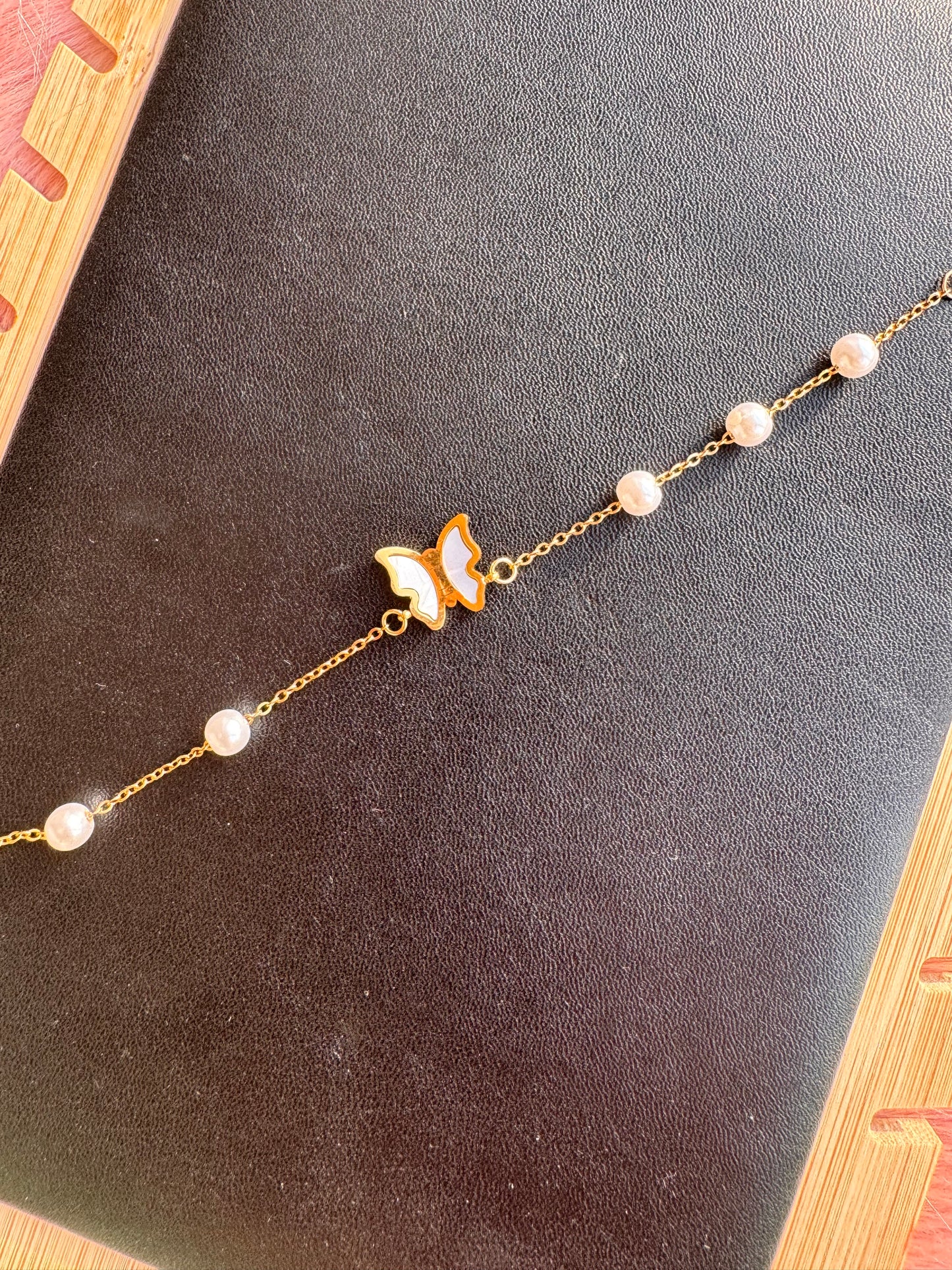 Pearlwing Butterfly Bracelet