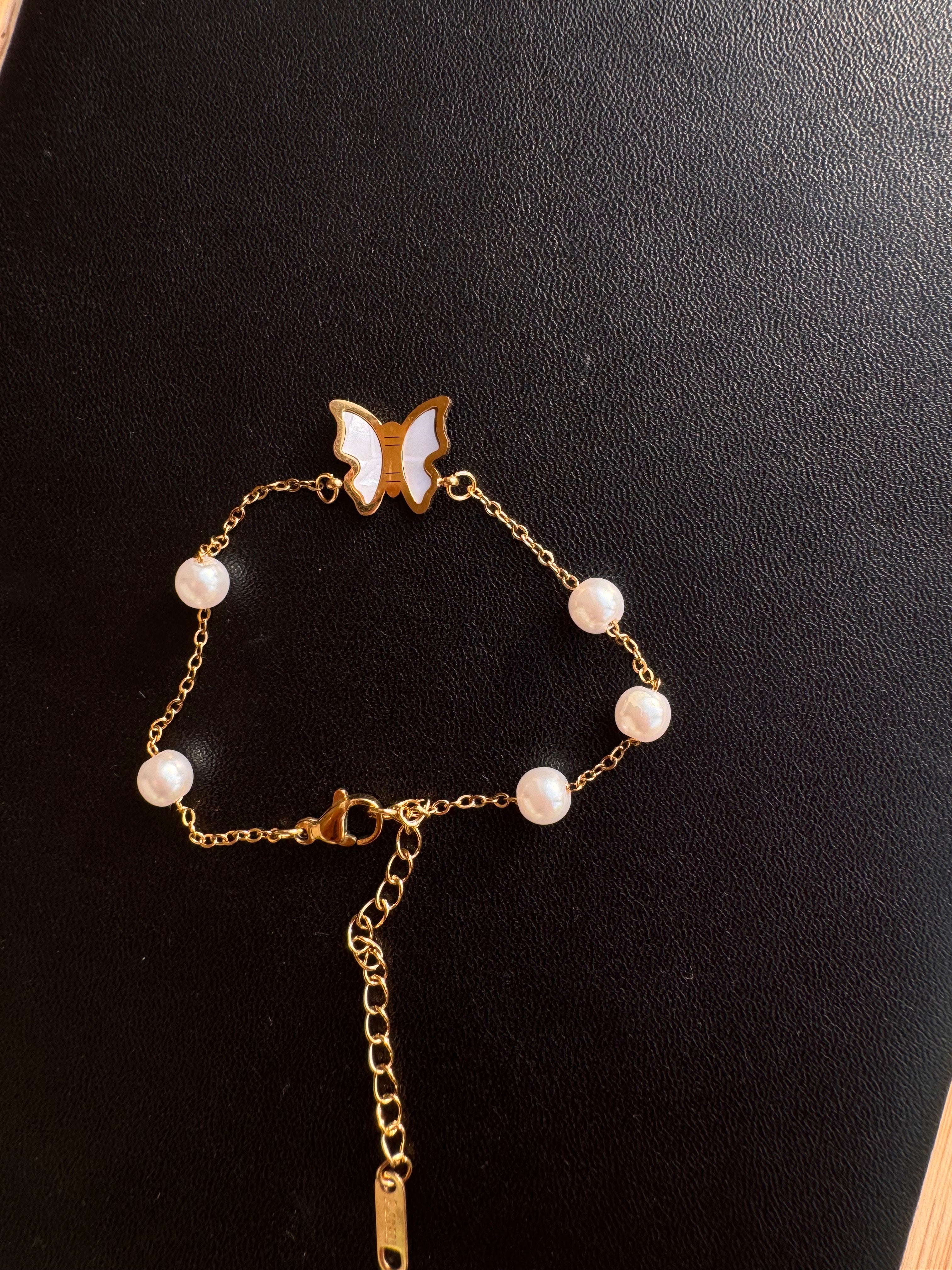 The Pearlescent Butterfly Bracelet