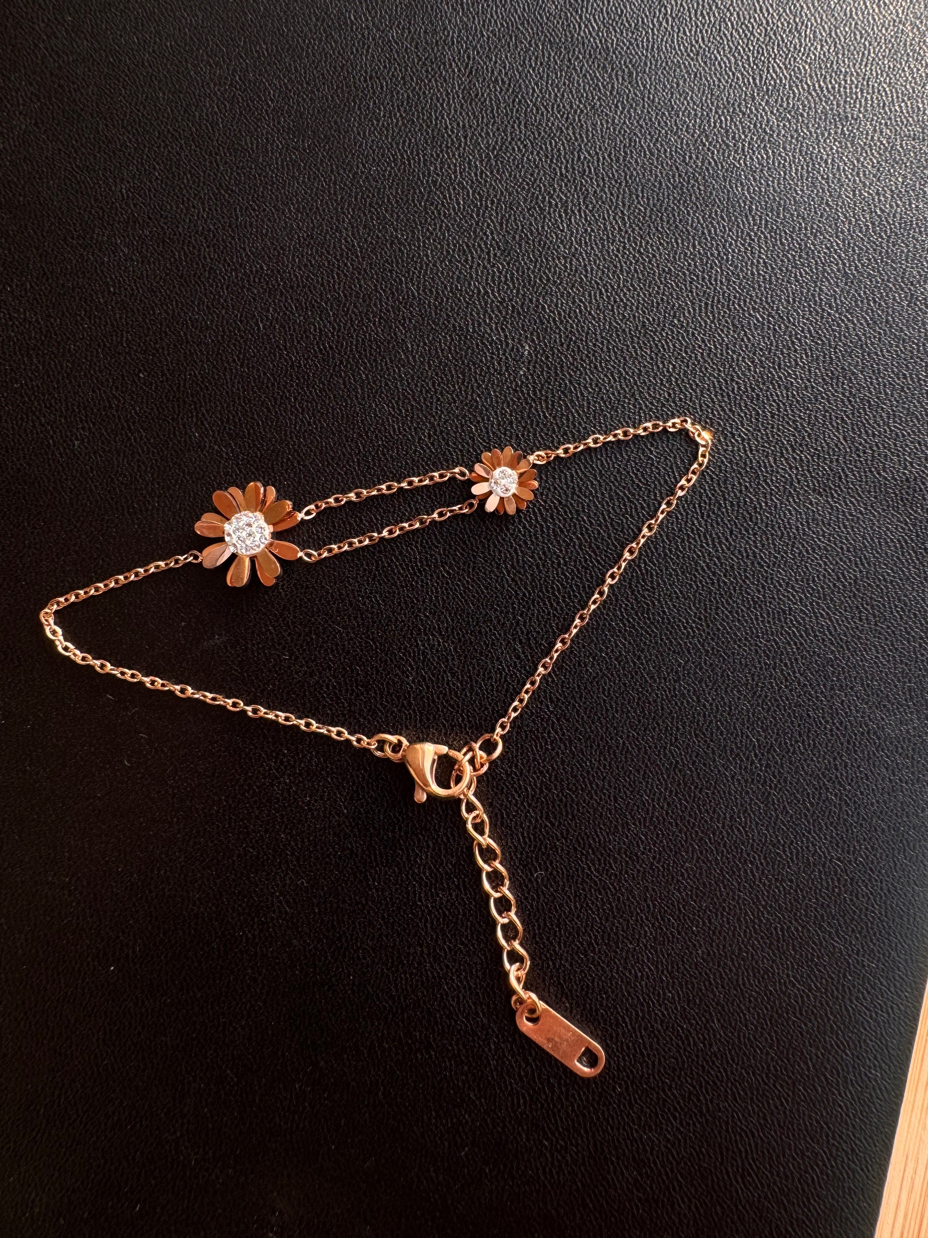 The Blooming Daisy Layered Bracelet