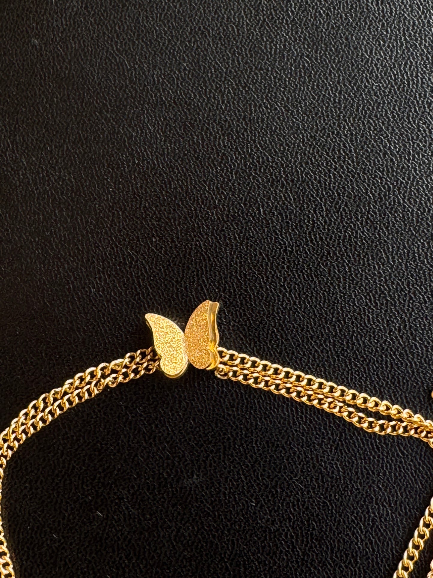 Golden Flutter Charm Bracelet