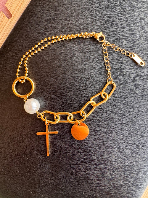 The Asymmetric Charm Statement Bracelet