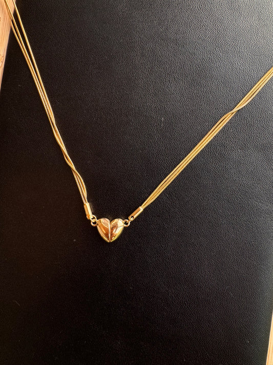 Magnetic Heart Connection Necklace