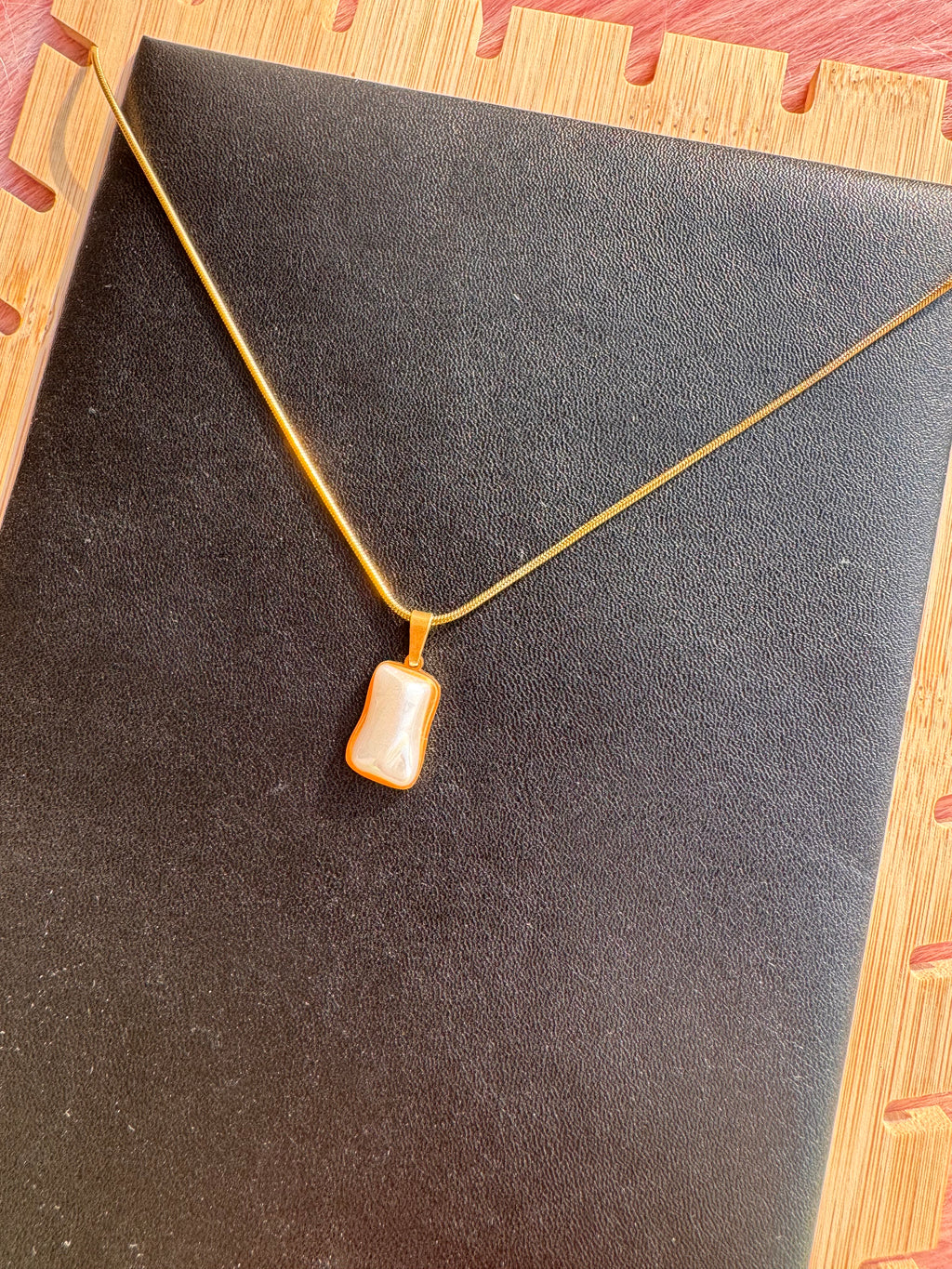 Ethereal Baroque Pearl Pendant Necklace