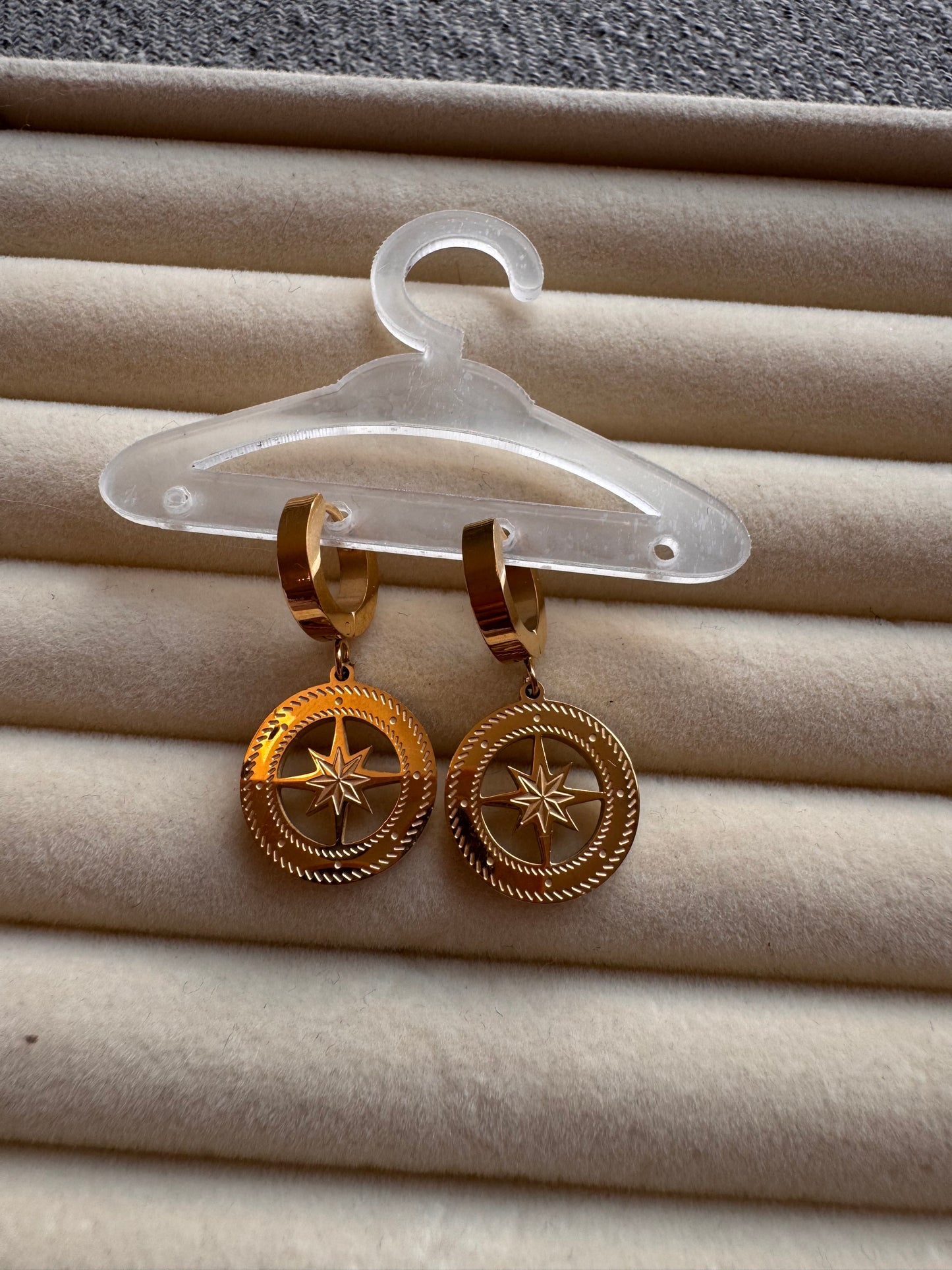 Celestial Compass Hoop Drops