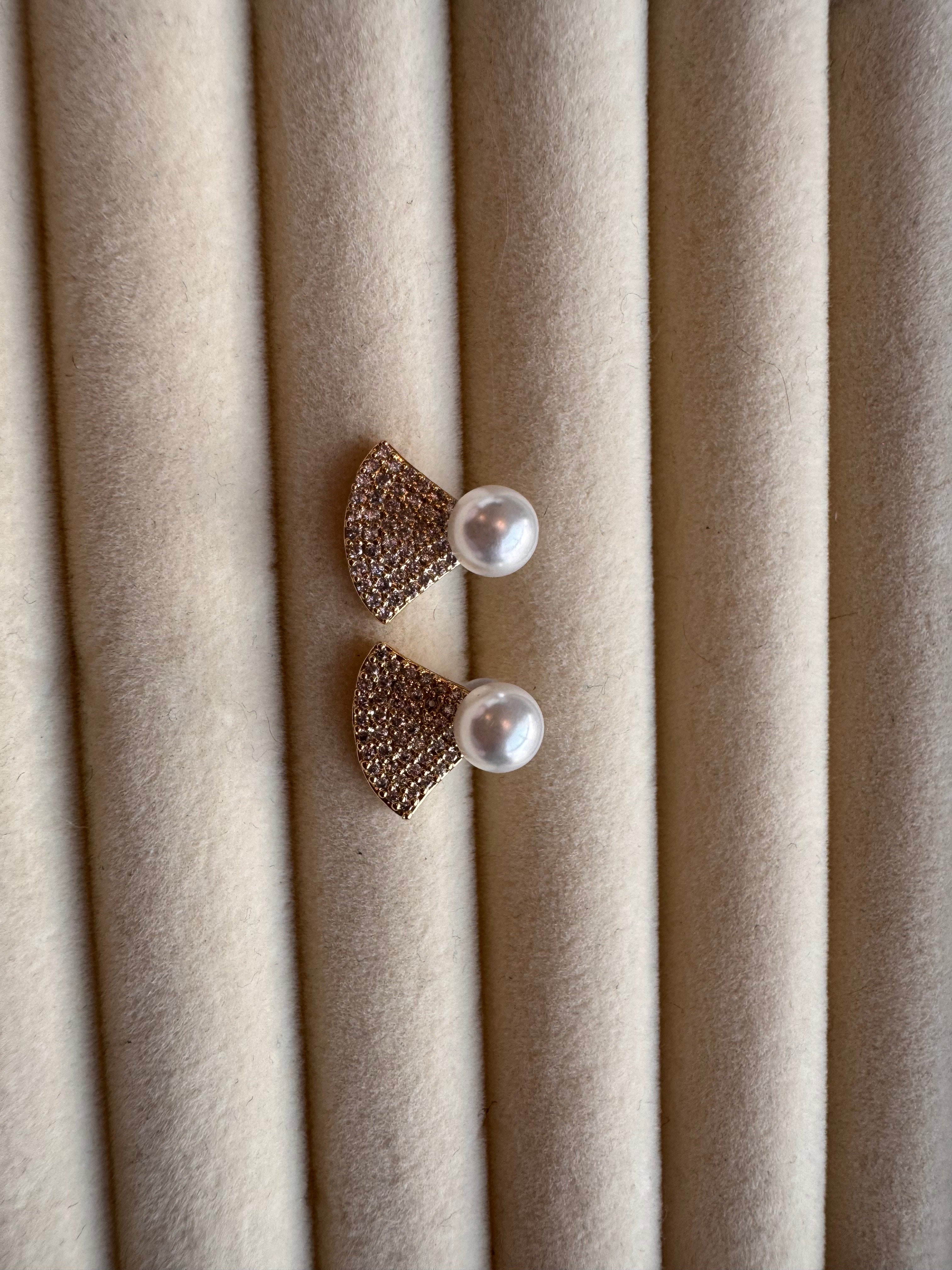 The Noor Pearl Stud Earrings