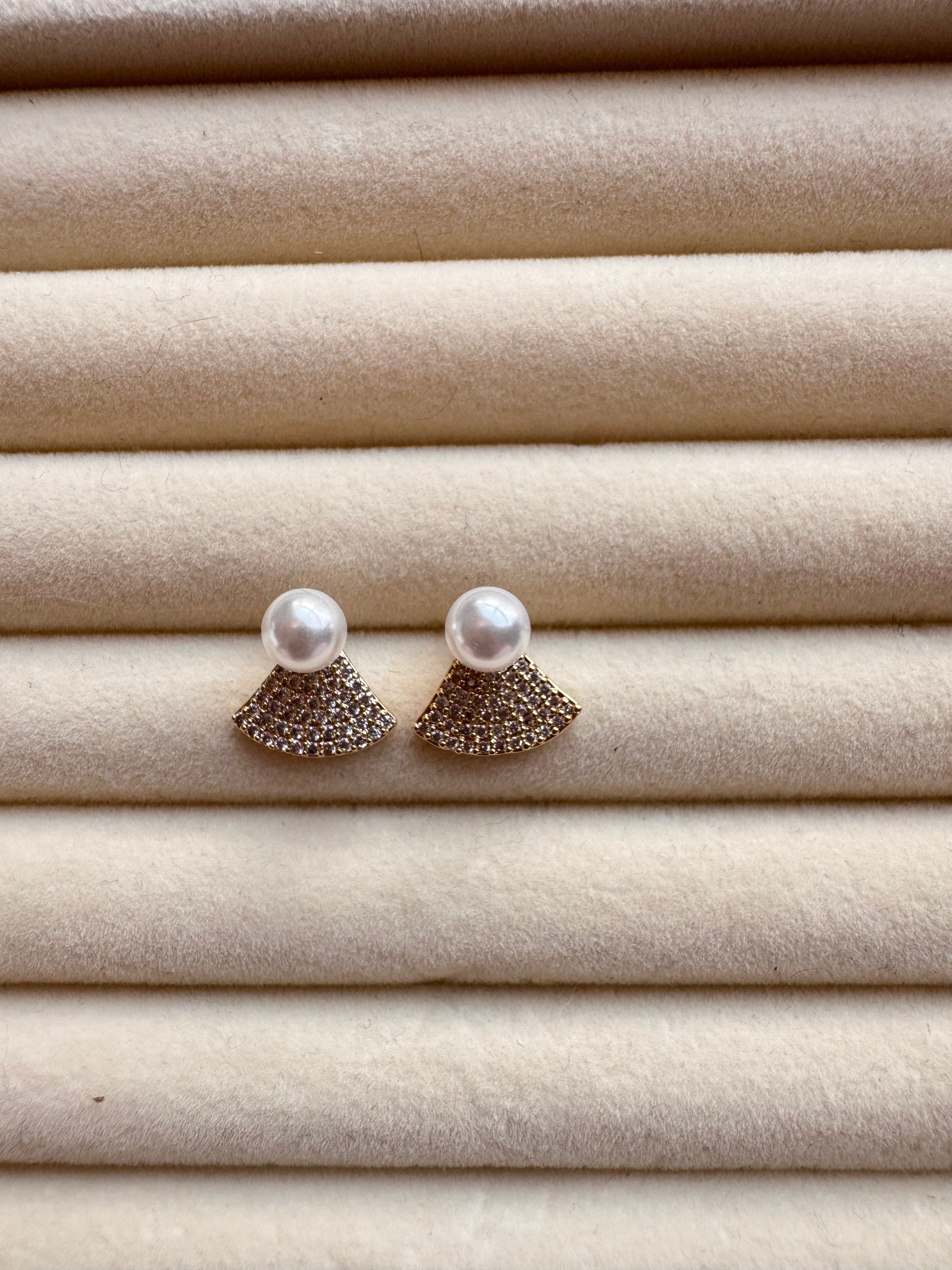 The Noor Pearl Stud Earrings