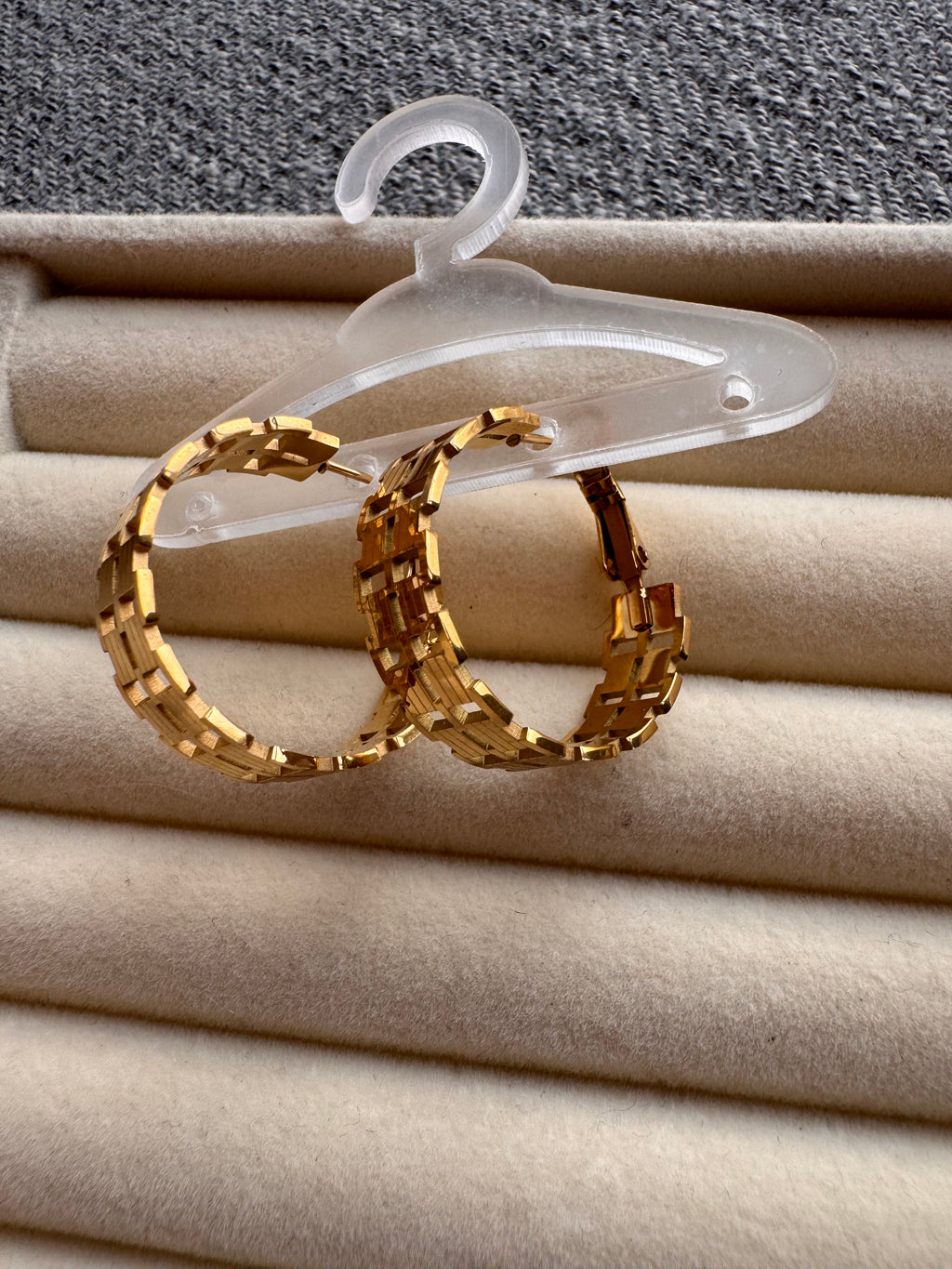 The Link Wide Hoop Earrings