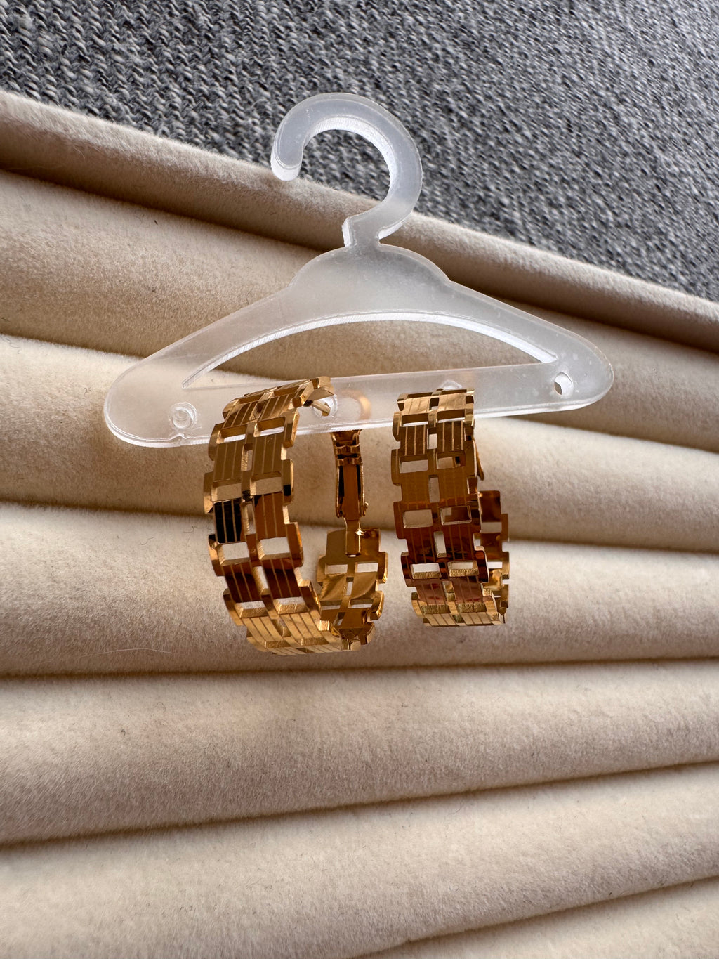The Link Wide Hoop Earrings