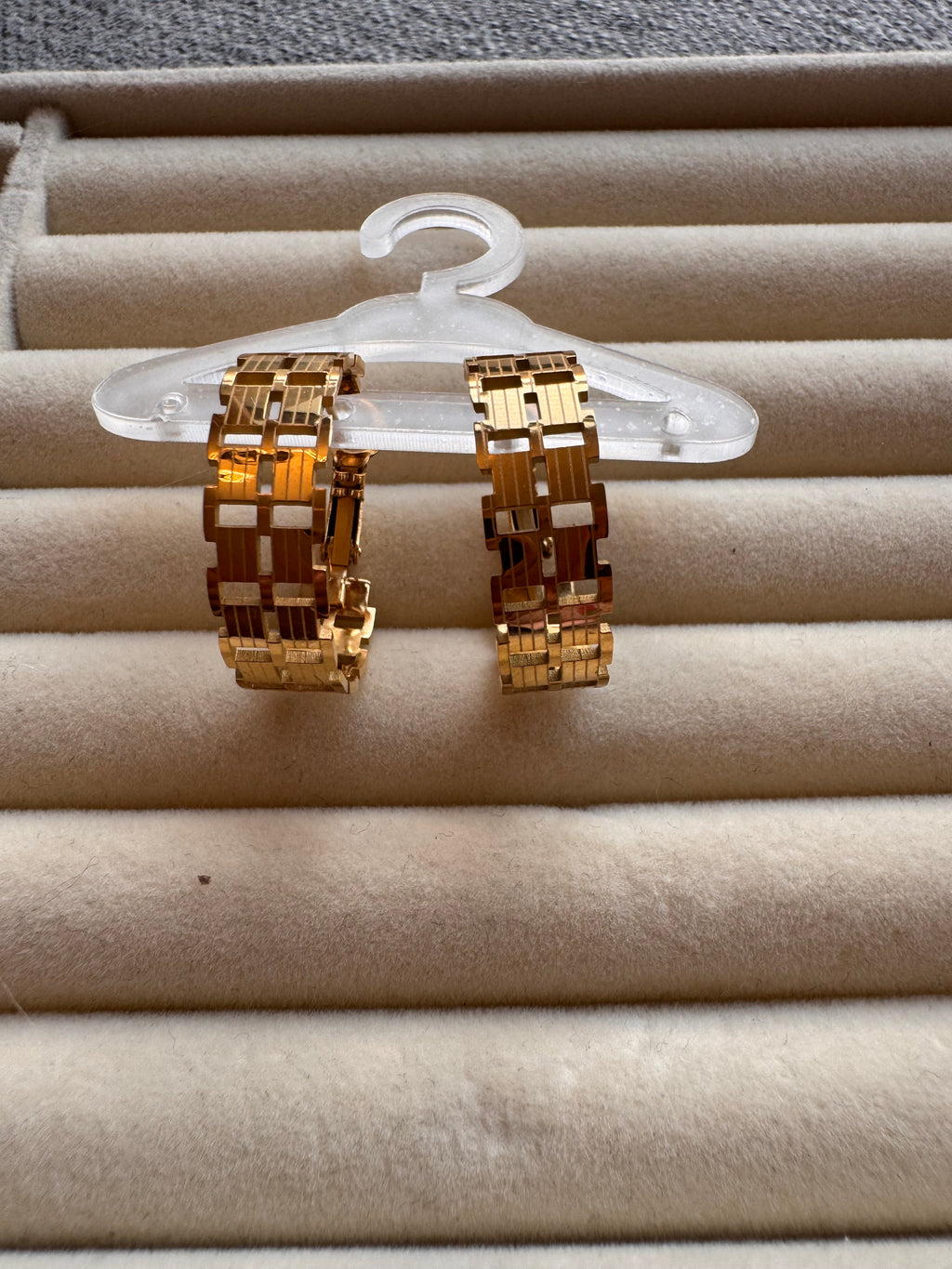 The Link Wide Hoop Earrings