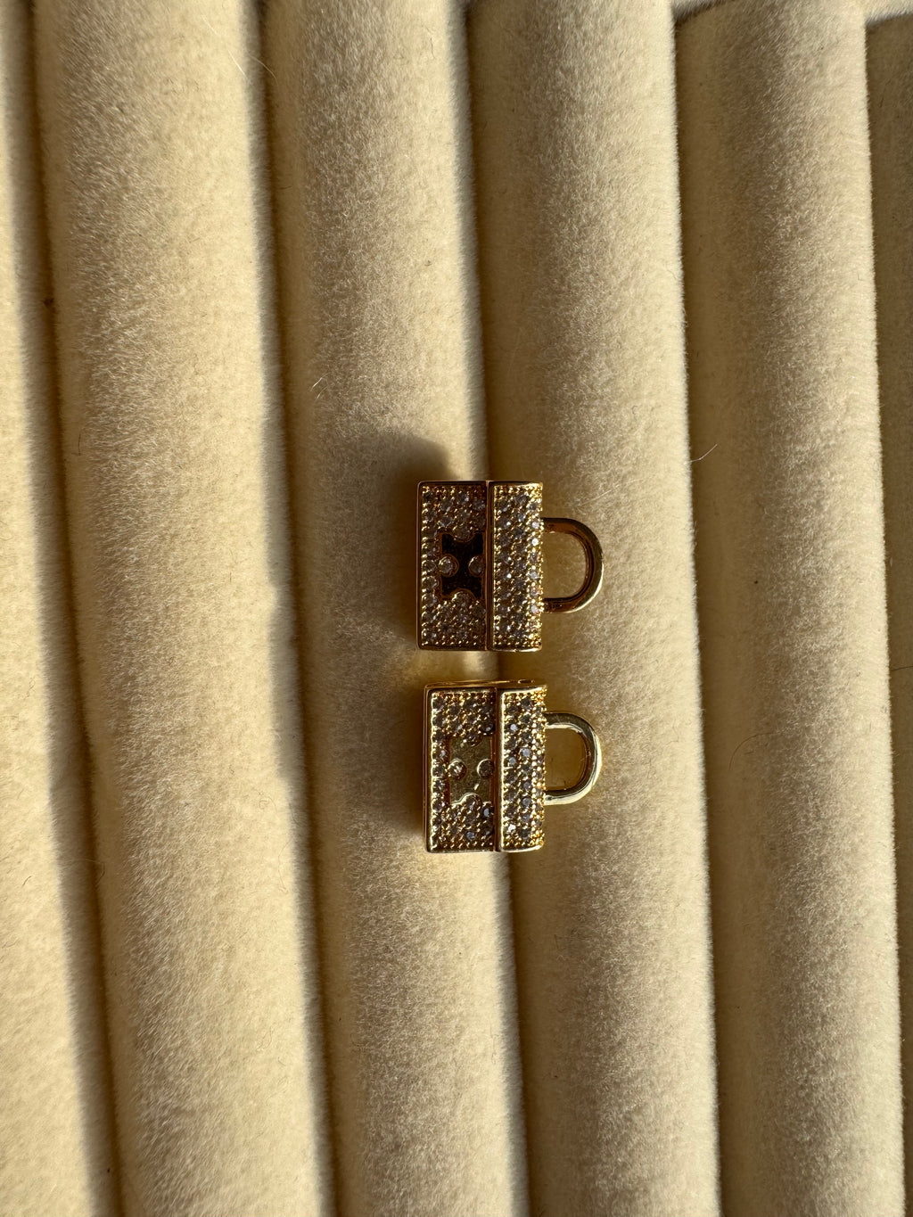The Handbag Crystal Stud Earrings
