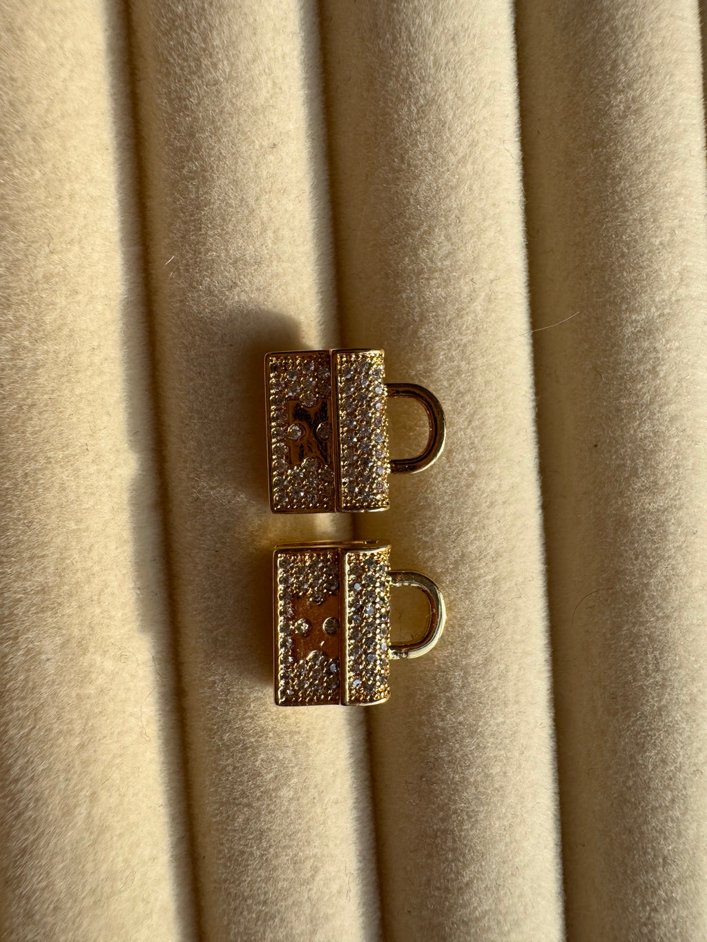 The Handbag Crystal Stud Earrings