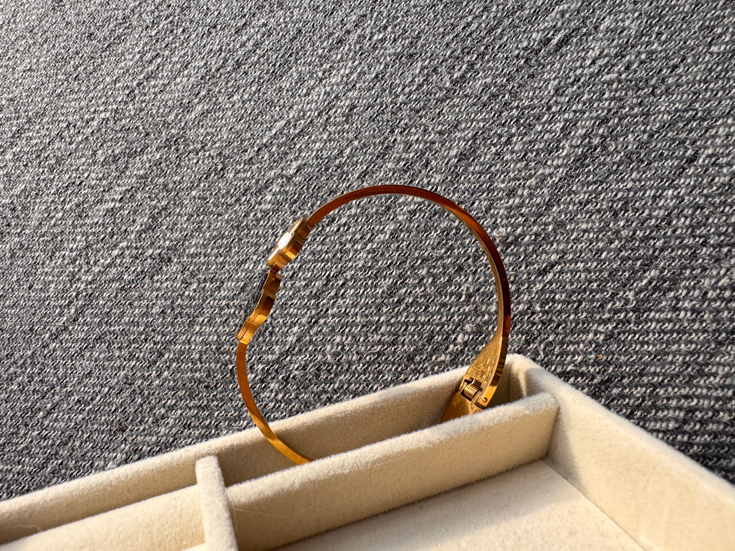 Dual Clover Enamel Cuff