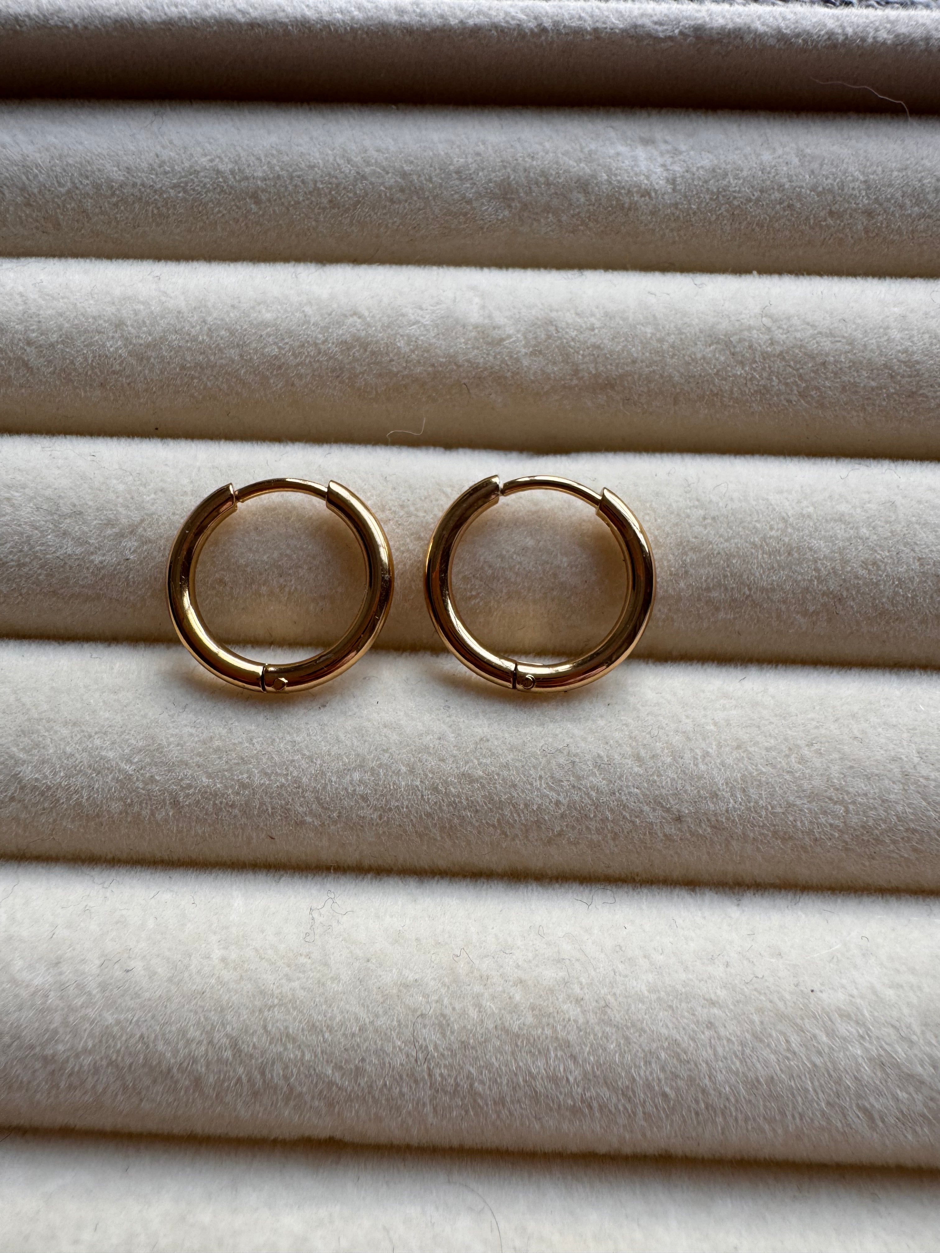 The Essential Classic Gold Huggie Hoops