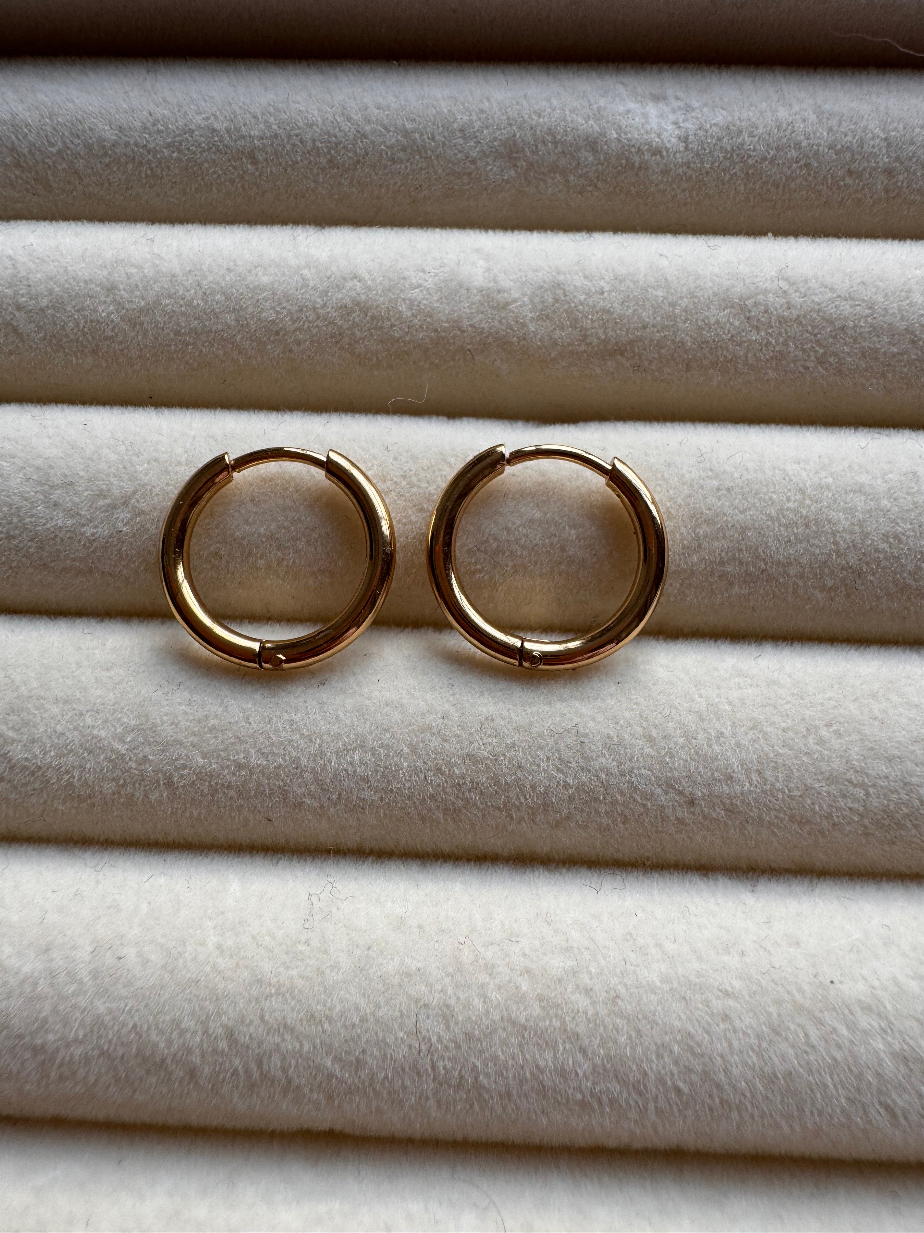 The Essential Classic Gold Huggie Hoops
