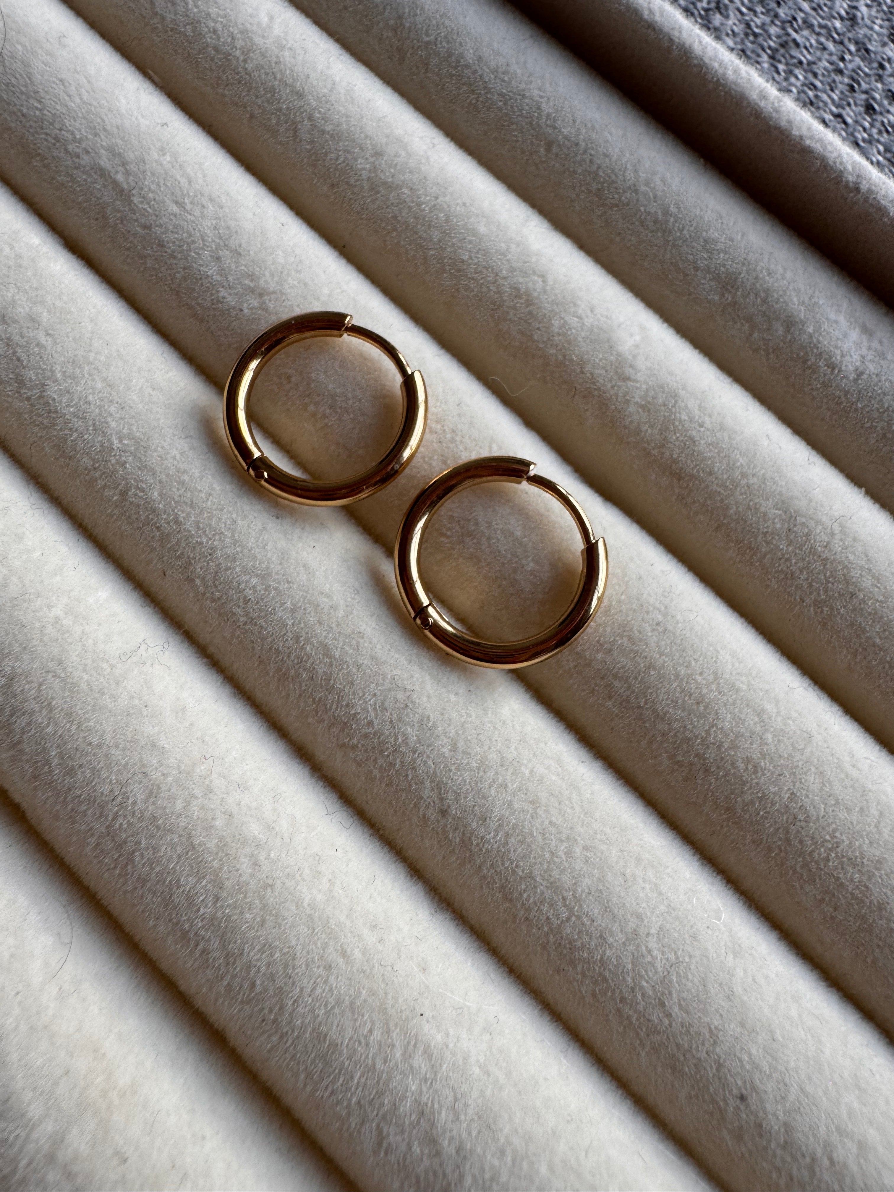 The Essential Classic Gold Huggie Hoops