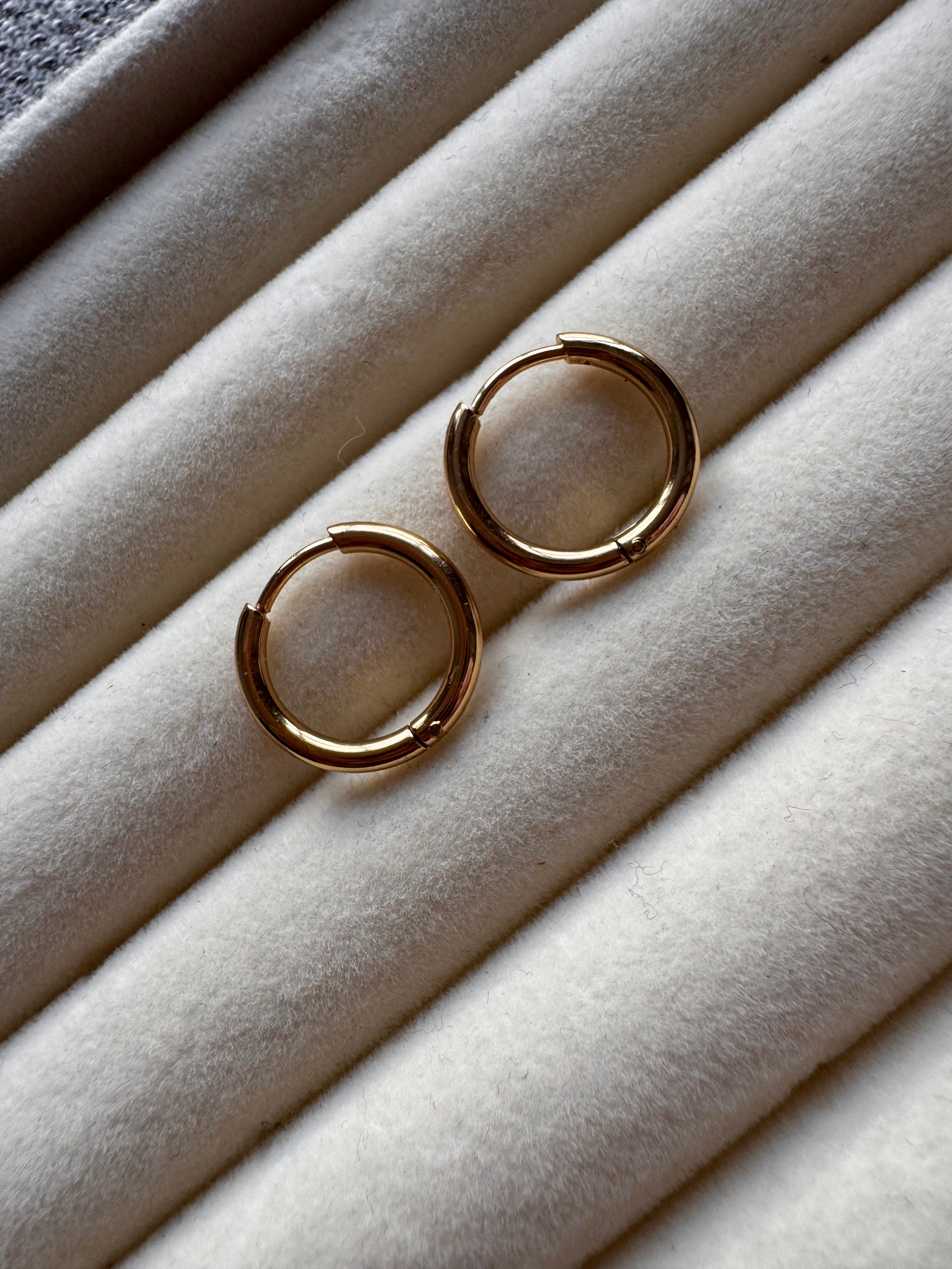 The Essential Classic Gold Huggie Hoops