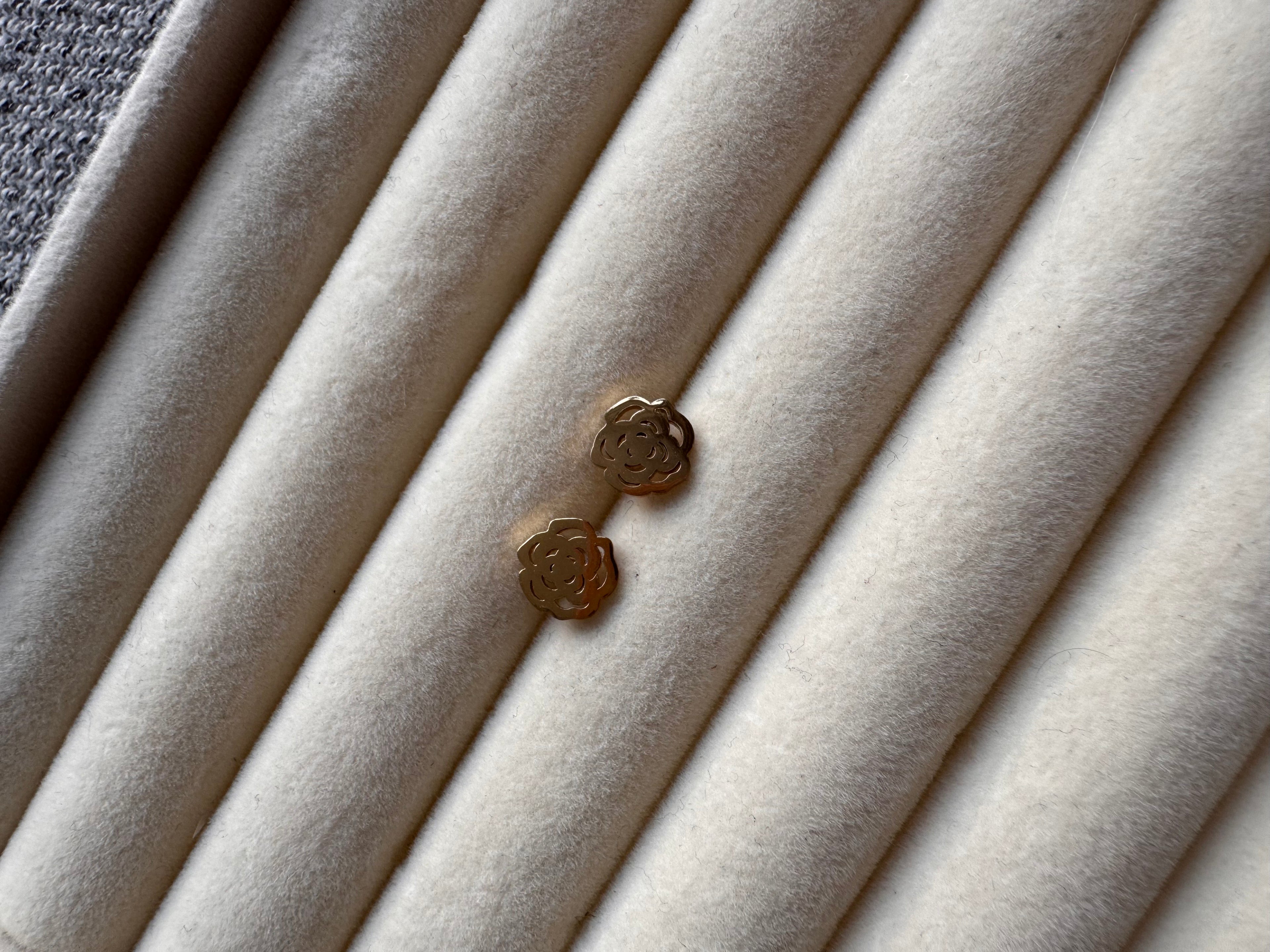 The Openwork Gold Studs