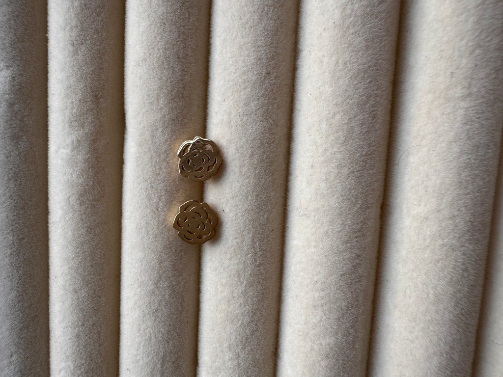 The Openwork Gold Studs