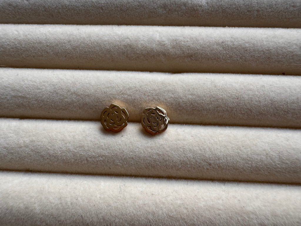 The Openwork Gold Studs
