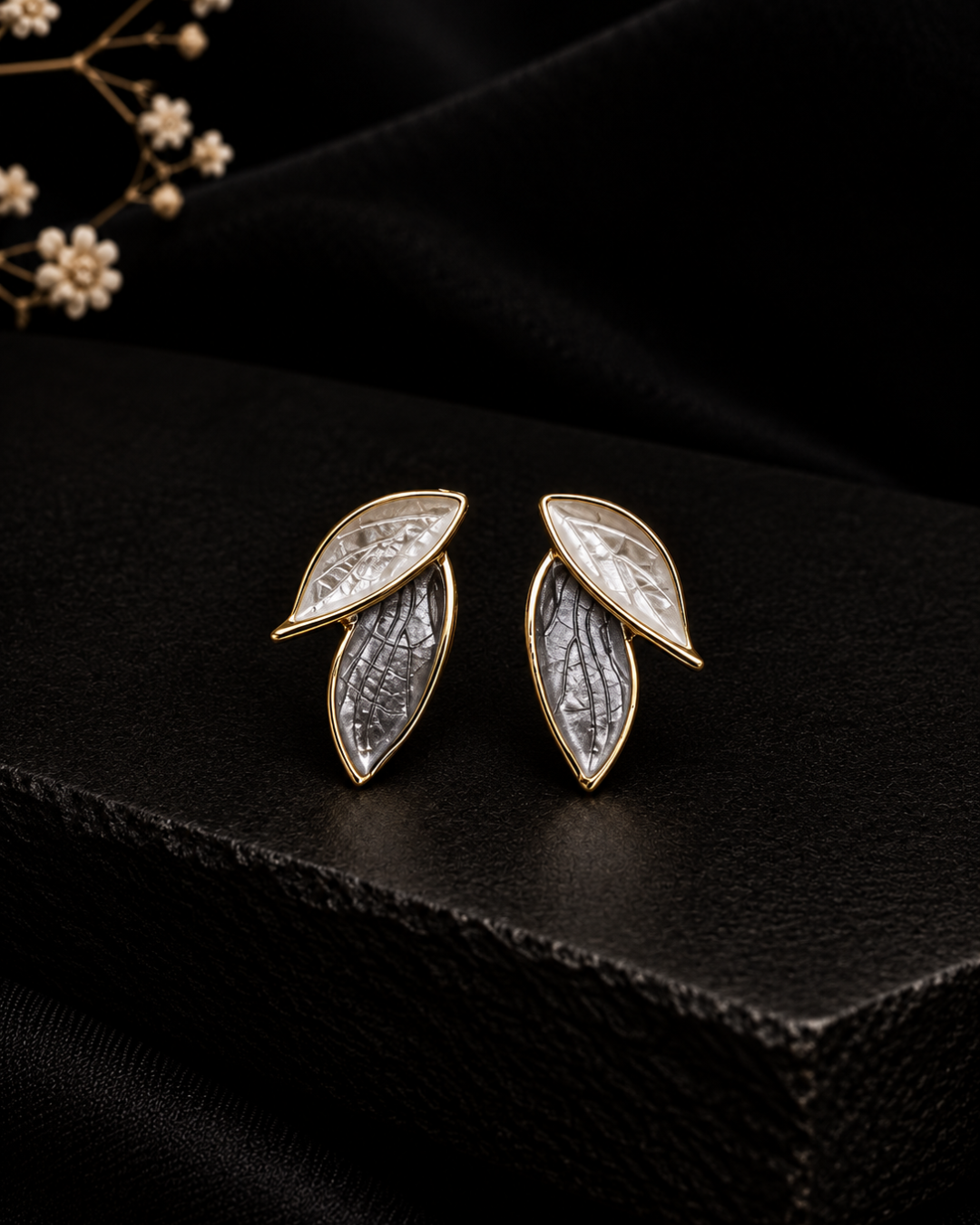 Leaf Stud Earrings