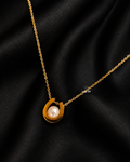 The Pearl Horseshoe Lucky Necklace