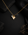 The Pearl & Ivy Leaf Charm Necklace