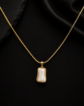 Ethereal Baroque Pearl Pendant Necklace
