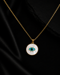 Evil Eye Medallion Necklace