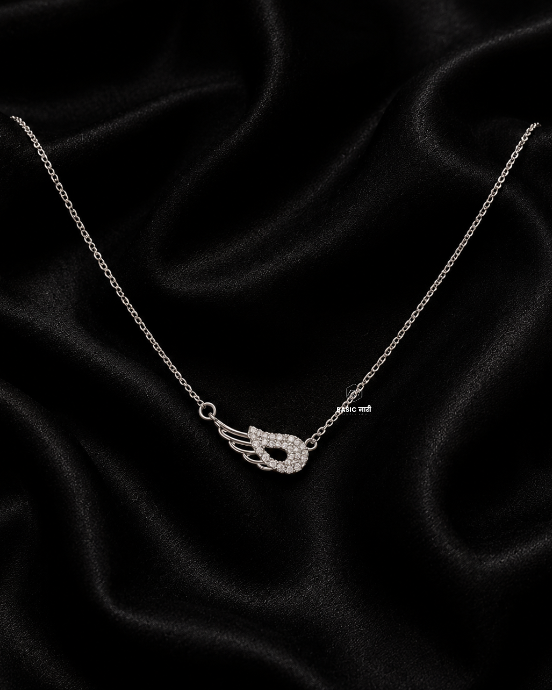 The Shimmering Angel Wing Necklace