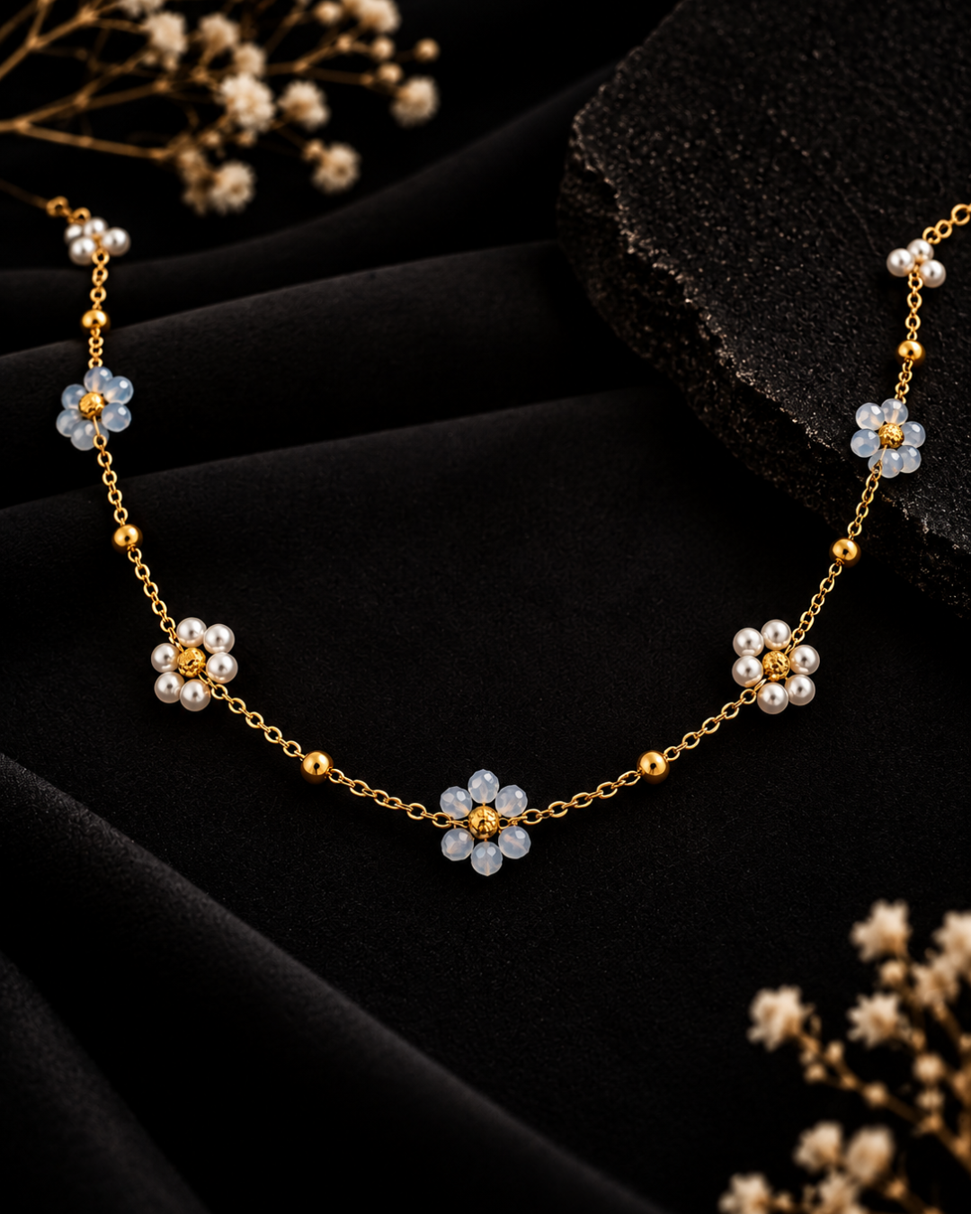 Pearl Blossom Necklace