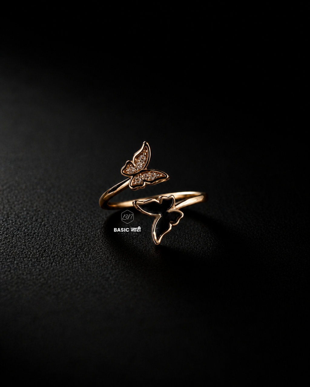 The Dual Butterfly Wrap Ring