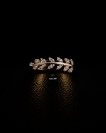 The Laurel Vine Crystal Band Ring