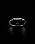 Silver Organic Wavy Band Ring