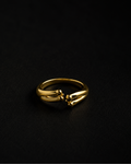 The Sculpted Calla Lily Open Ring
